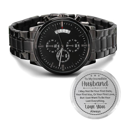 To My Husband Your Last Everything (Charcoal Black) – Men&