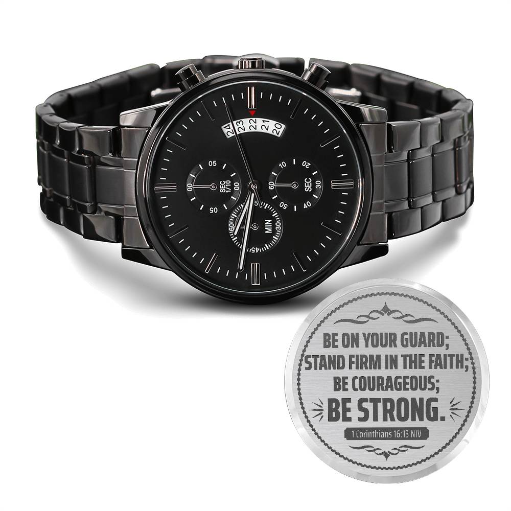 Be on Your Guard (1 Corinthians 1613 NIV) – Men&