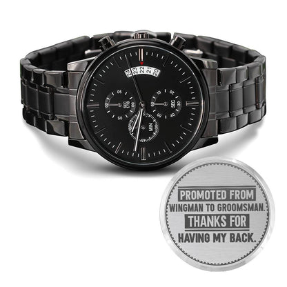 Groomsman Promoted From Wingman to Groomsman – Men&