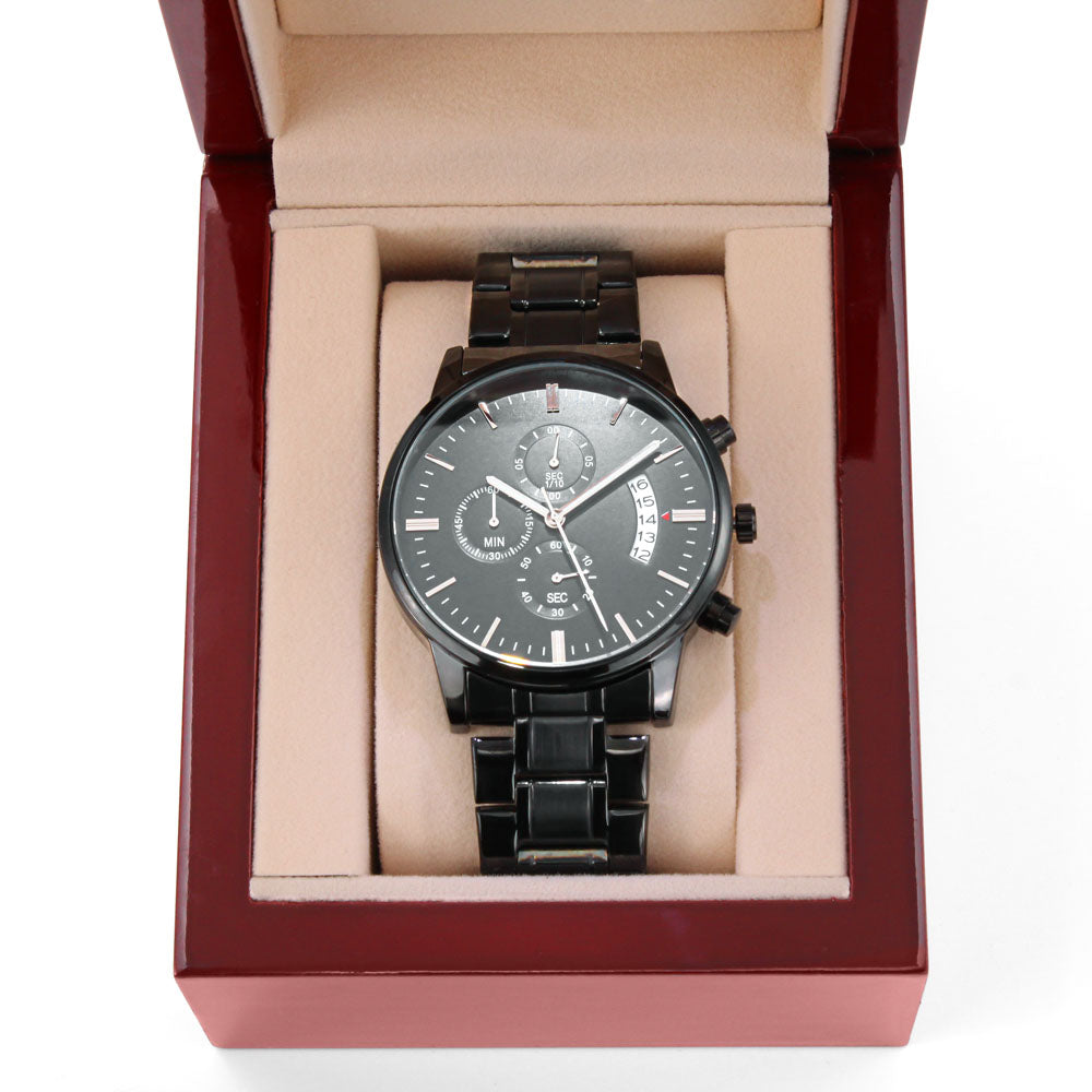 To My Firefighter Husband Need You Here With Us (Charcoal Black) – Men&