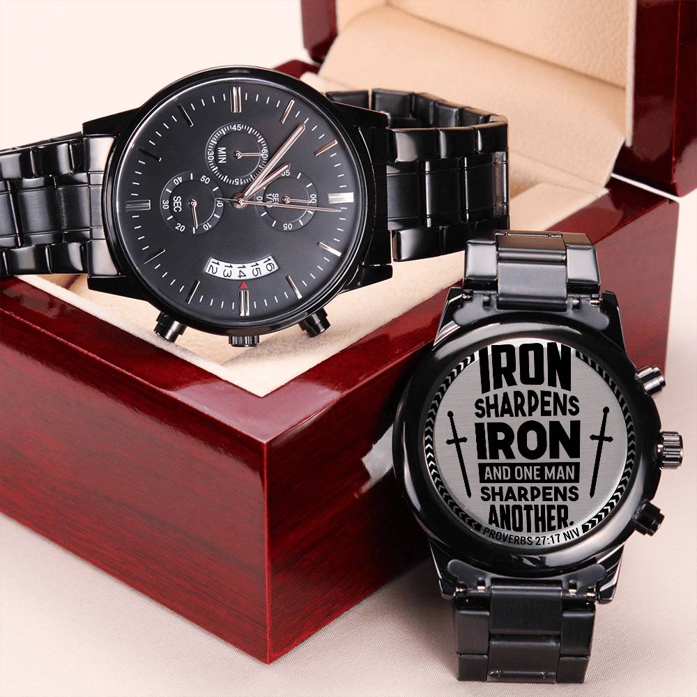 Iron Sharpens Iron (Proverbs 2717) – Men&
