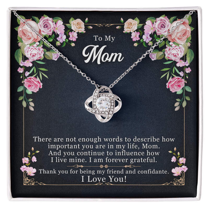 Forever Grateful - Love Knot Necklace
